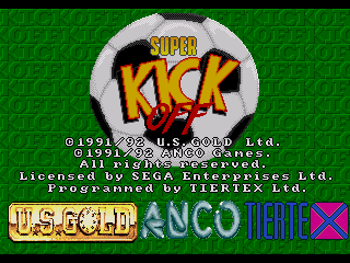 Super Kick Off screenshot 4 for Sega Mega Drive
